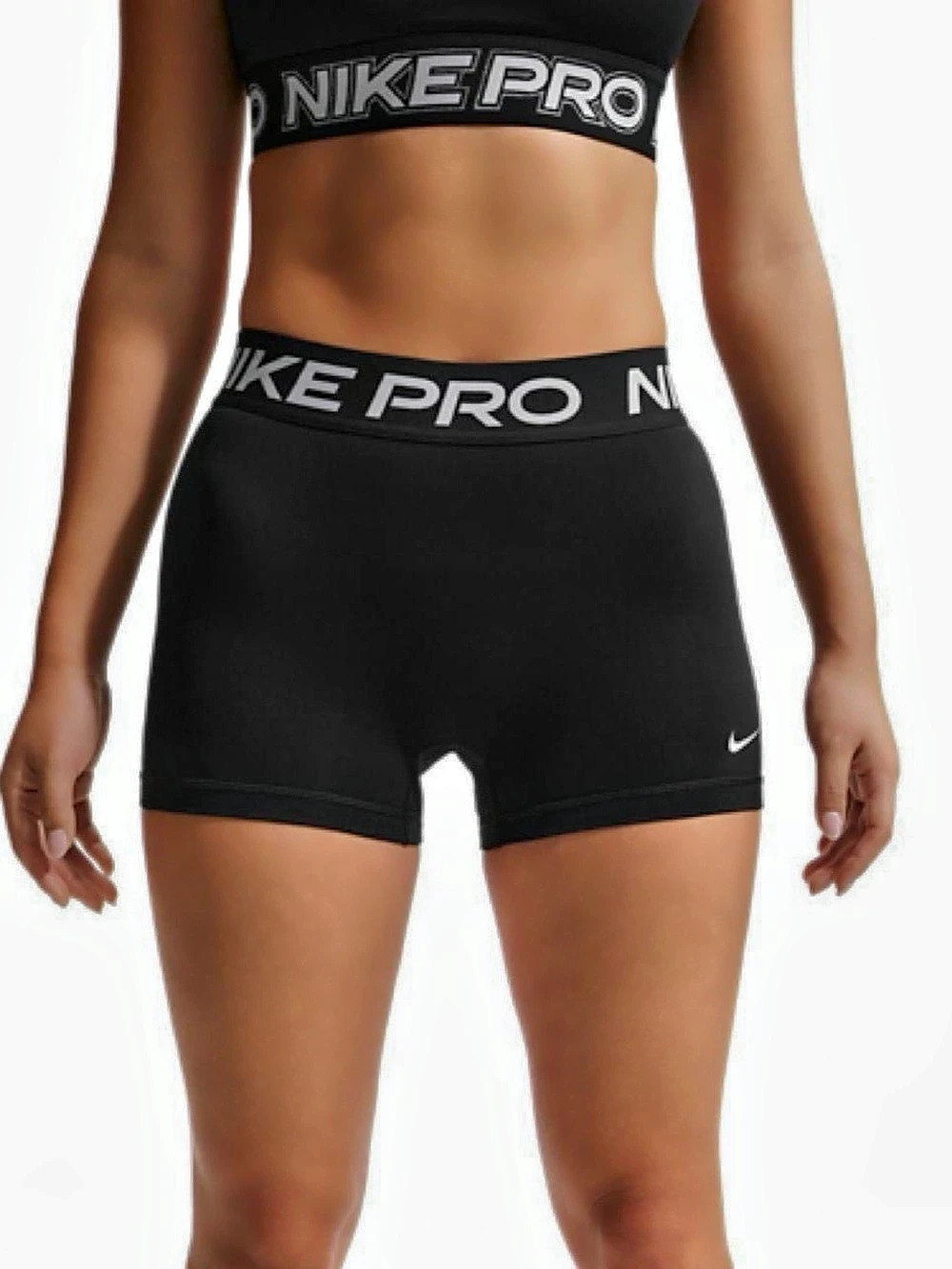 Women’s Nike Pro 365 USM 3" Shorts Small Black